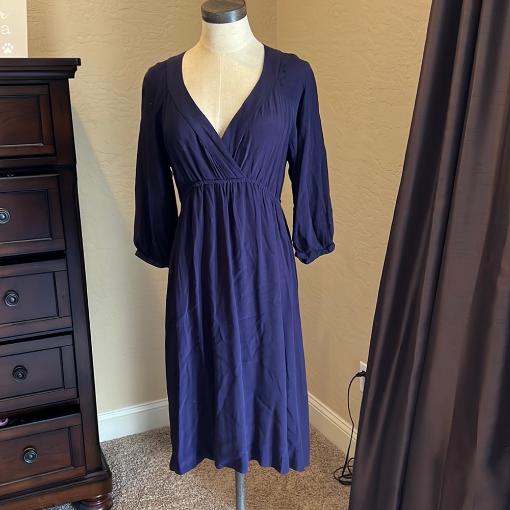 Size XS lucky brand dress. Dark purple. Like new